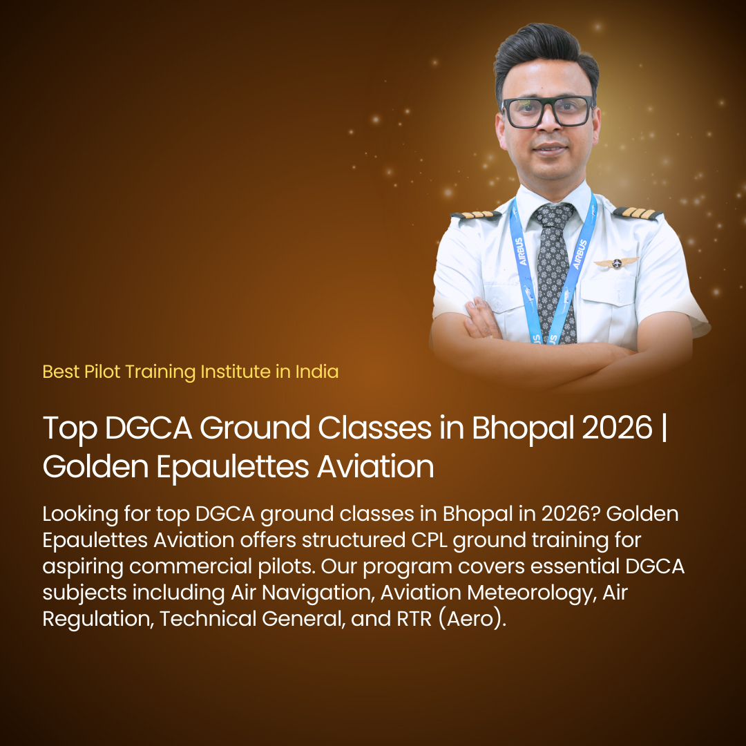 Top DGCA Ground Classes in Bhopal 2026 | Golden Epaulettes Aviation
